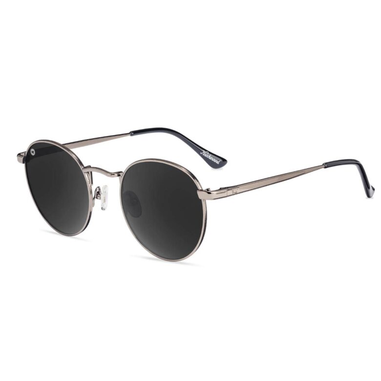 Srebrne okrągłe okulary Gunmetal / Smoke Love & Haights Knockaround