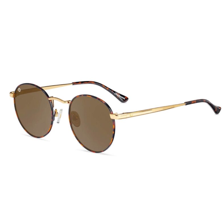 Szylkretowe okrągłe okulary No Alibi Love & Haights Knockaround