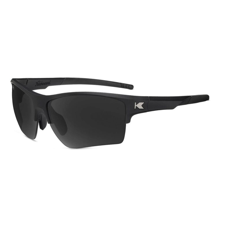 Czarne sportowe okulary Flight Paths Black on Black Knockaround