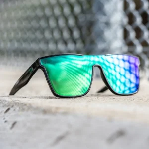 Czarne futurystyczne okulary Ibiza Afters Knockaround