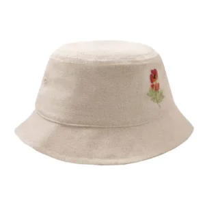 Kapelusz beżowy bucket Mak Kabak