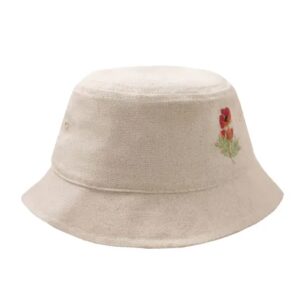 Kapelusz beżowy bucket Mak Kabak
