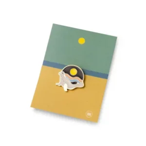 Pin przypinka foka szara Kabak