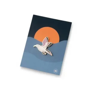 Pin przypinka mewa Kabak