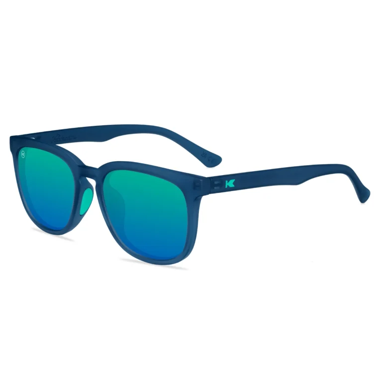 Granatowe sportowe okulary Navy Mint Knockaround