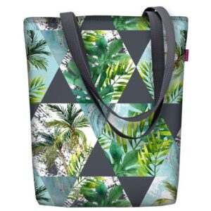 Lekka damska torba w tropikalne liście - Sunny Florida