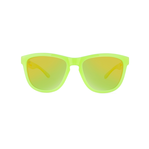 dziecięce okulary przeciwsłoneczne z filtrami niedrogie knockaround premiums zielono żółte lusterka nieduże dla chłopców dla dziewczynek wakacyjne ananaski front
