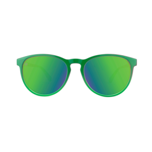 niedrogie okulary przeciwsłoneczne z polaryzacją knockaround Mai Tais zielone mango z zielonymi soczewkami front