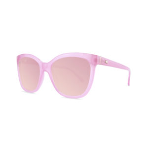 damskie okulary przeciwsłoneczne knockaround deja views pink lemonade bok