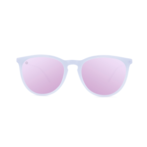 księżycowe okulary Knockaround z polaryzacją i różowymi soczewkami mary janes