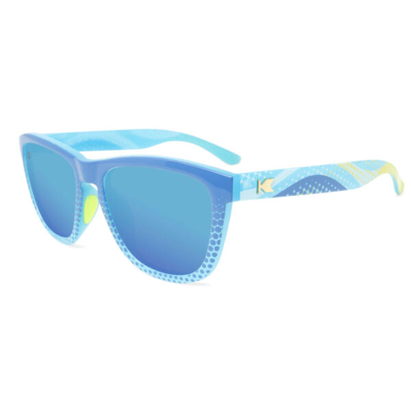 Niebieskie okulary przeciwsłoneczne lustrzanki Premiums Sport Coastal