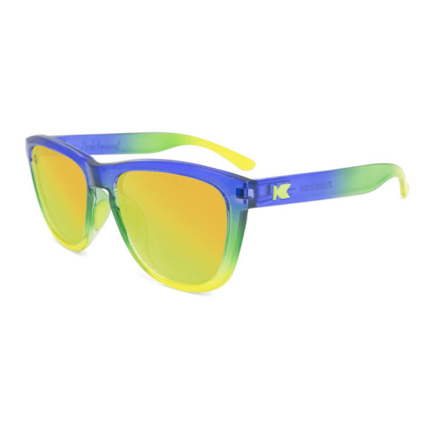 Limonkowo Niebieskie Okulary Przeciwsłoneczne Premiums Sport Cool Runnings