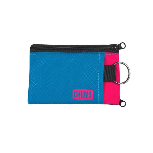 Sportowy portfel różowo niebieski neon