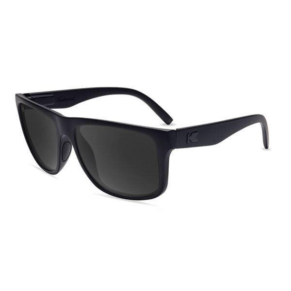 Męskie duże okulary przeciwsłoneczne czarne Torrey Pines Sport