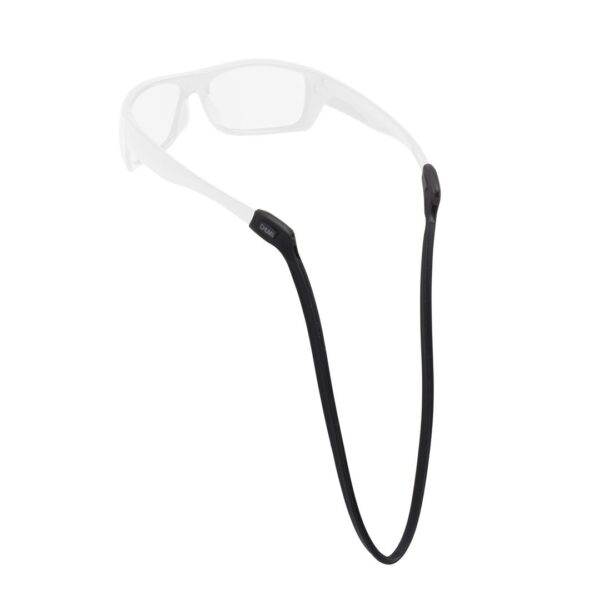 Silikonowy sznurek do okularów czarny