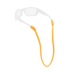 Silikonowy sznurek do okularów pomarańczowy neon
