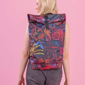 Plecak miejski damski z kolorowym wzorem Istambuł