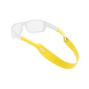 Neoprenowa pływająca sportowa opaska do okularów Żółta Chums
