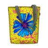 Lekka torba damska z niebieskim kwiatem Sunny Fiesta